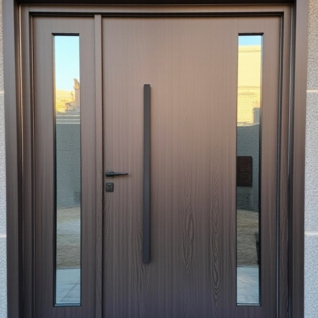 أبواب المنيوم وخشب