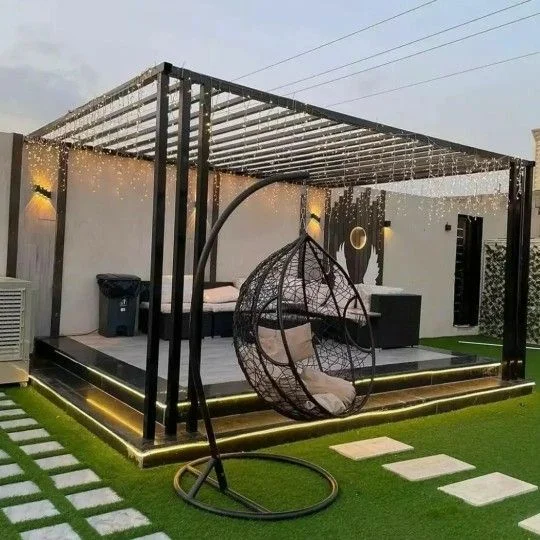 تركيب برجولات فى الشارقة ودبي - شركة مكة - 971506658719 10 برجولات معدنية