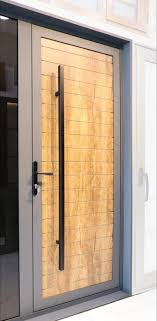 باب خشب بروازالمنيوم