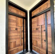 باب خشب والمنيوم