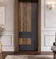 باب خشب والمنيوم