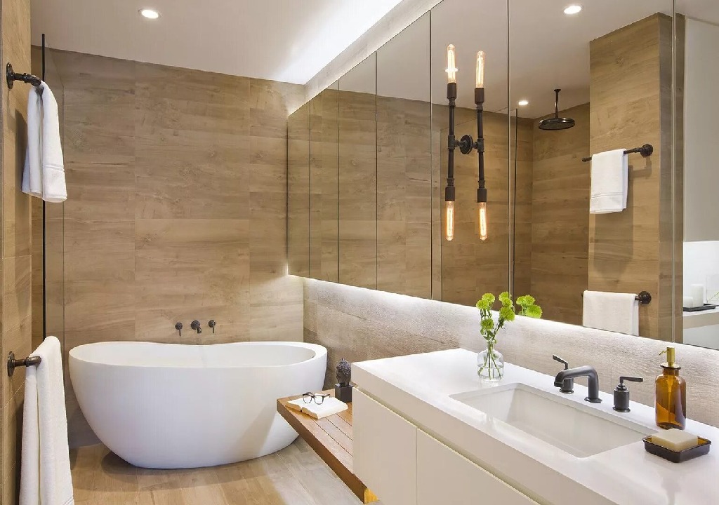 تشطيب حمامات فى دبي - أحدث ديكورات 2026 - شركة مكة 60 تشطيب حمامات مودرن٨ 1