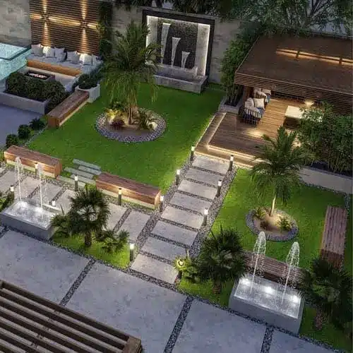 تنسيق حدائق فى الشارقة - شركة مكة 971506658719 143 تصميم-حدائق-منزلية