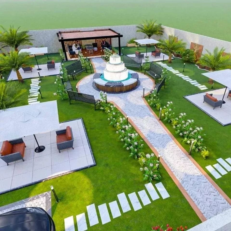 تنسيق حدائق فى الشارقة - شركة مكة 971506658719 124 حدائق