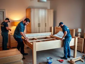 فك وتركيب غرف نوم فى دبى – شركة مكة 971506658719