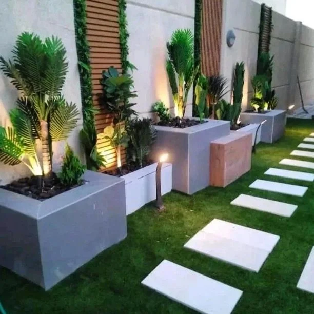 تنسيق حدائق فى الشارقة - شركة مكة 971506658719 134 تنسيق حدائق فلل