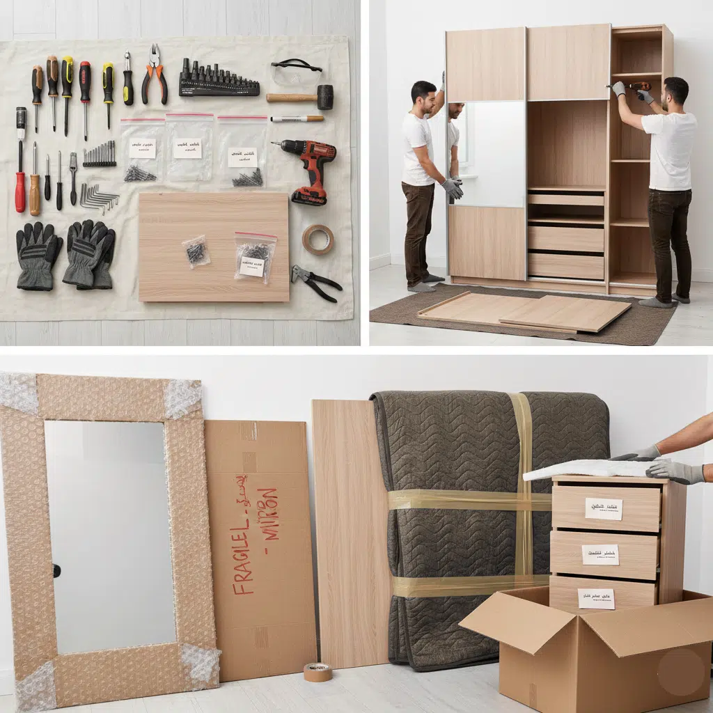 فك وتركيب غرف نوم 1