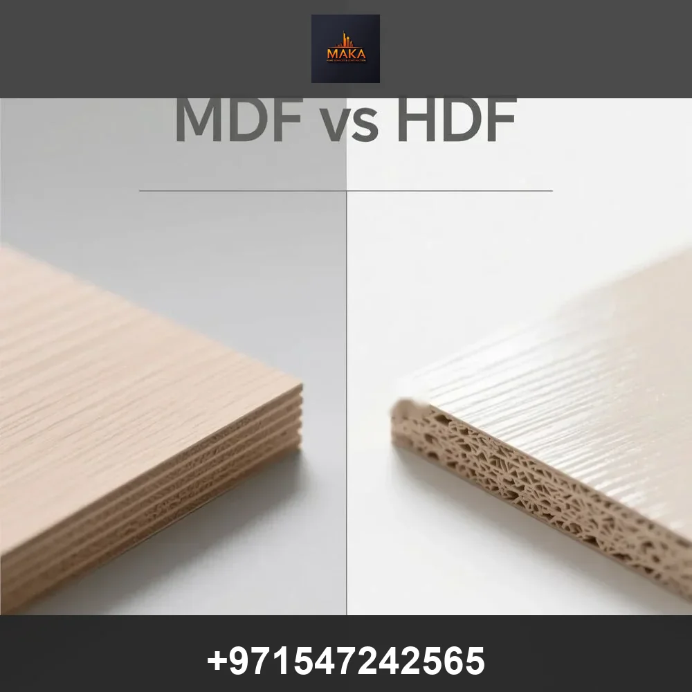الفرق بين MDF والخشب الطبيعي